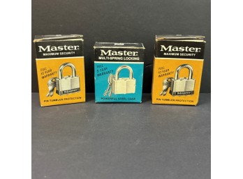 Trio Of Master Locks (BSMT)