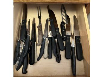 Mixed Lot Of Kitchen Knives (Kitchen)