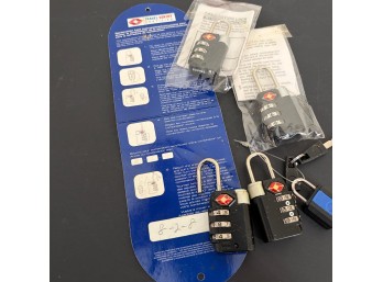 Small Lot Of Luggage Locks With Keys (LR)