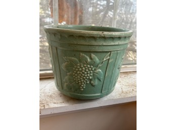 Vintage McCoy Planter Jardiniere With Grapevine Motif