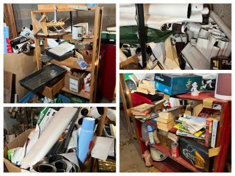 Mega Basement Picker Lot! TONS Of Movie Posters, Shelves, Books, Etc. (Basement 4)