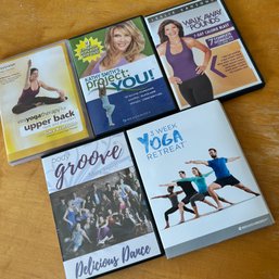 5 Yoga Progams With DVDs - Beach Body, Kathy Smith & More (DR)