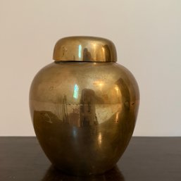 Vintage Brass Ginger Jar (Loft)