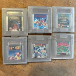 Lot Of Six Nintendo Gameboy Games (Basement 1)