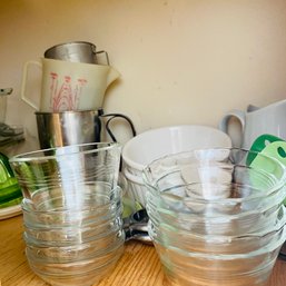 Lot Of Yamaka Celina  Studio Nova Dishes, Glass Bowls, Pfalzgraff Dishes & Cups (Kitchen Top Cabinet)