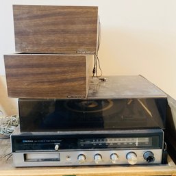 Lot Of Vintage Electronics, Macdonald 8 Track Player, Speakers & Turntable (Upstairs Bedroom Right Side)
