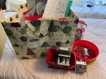 Christmas Lot Cookie Cutters, Bags, Paper, Tins, Decor (BlueBR)