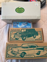 Lot Of 3 Complete Model Cars By Hemmings Motor (BlueBR)