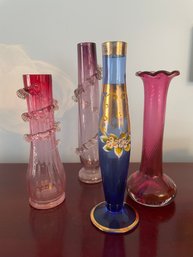 Lot 1 Of Art Glass Vases (BlueBR)