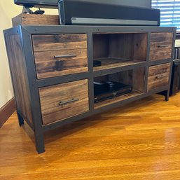 Rustic Industrial TV Console/Cabinet (*85811* - LR)