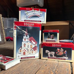 HEARTHSIDE Christmas Village Pieces (attic)