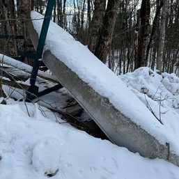 Large Gray Canoe (Driveway Right)