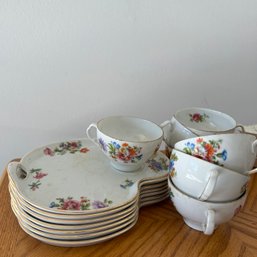 Vintage Victorian Snack Plate Set (Garage)