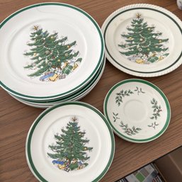 Assorted Holiday Plates (Garage)