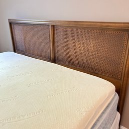 Full Size Bed With Cane Headboard (BR1)