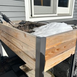 Wooden Upright Planter (yard)
