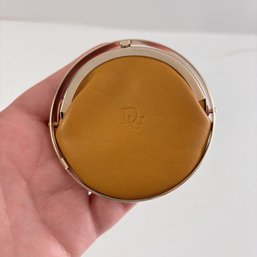 Small Vintage Christian Dior Coin Purse, Mustard-yellow-color (MR)