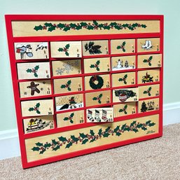 Awesome! Vintage LL Bean Reusable Wooden Advent Calendar (BSMT2)
