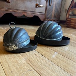 Pair Of Metal Shaper, Tin Molds  (LR)