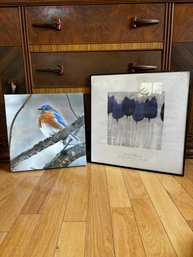 Lovely Duo Of Printed Framed Artworks