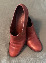 Naturalizer Brown Leather Slip-ons Shoes