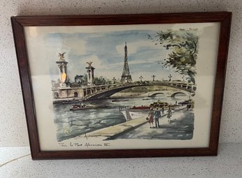 Small Framed French Print