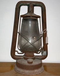Deitz #10 Kerosene Lantern Blue