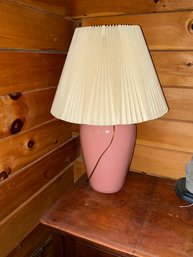 Pink Ceramic Table Lamp