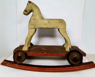 Small Childs Riding Rocking Horse