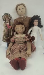 Grouping Of 4 Dolls