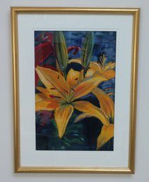 Floral Painting Signed Moore