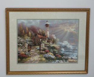 Large Framed Seascape Print By James Lee