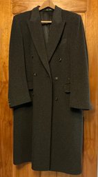 Men's Cashmere Winter Coat - Dark Grey - Size 37