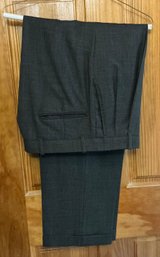 Men's Dress Pants - Dark Grey - 34 Waist