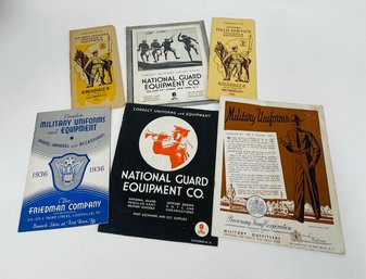 Grouping Of WWI To Pre WWII Military Catalogs