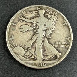 1936 Walking Liberty Silver Half Dollar