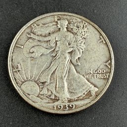 1939 Walking Liberty Silver Half Dollar