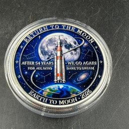 Challenge Coin Artemis II