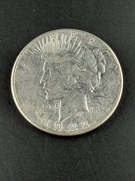 1922-S Peace Silver Dollar