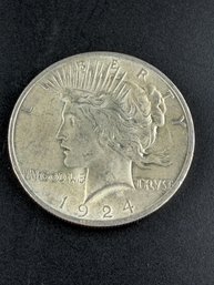 1924 Peace Silver Dollar