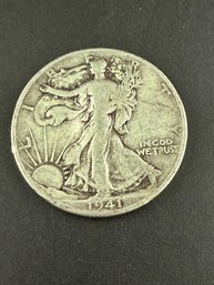 1941-D Walking Liberty Silver Half Dollar