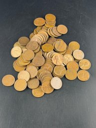 100 Miscellaneous Dated Wheat Pennies