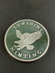 1 Oz Troy .999 Fine Silver Round