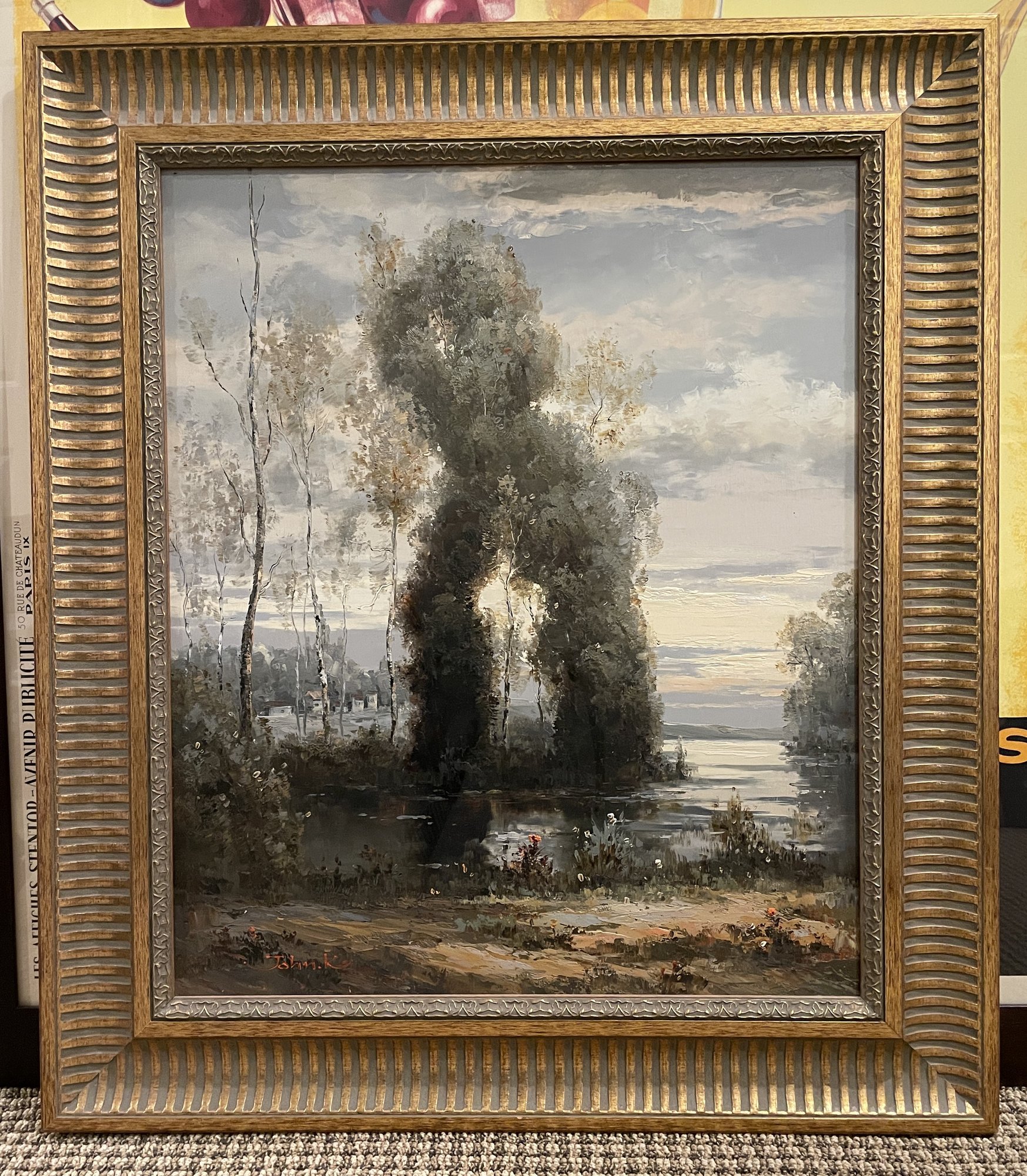 SIGNED OIL ON CANVAS BY JOHN K. 12806