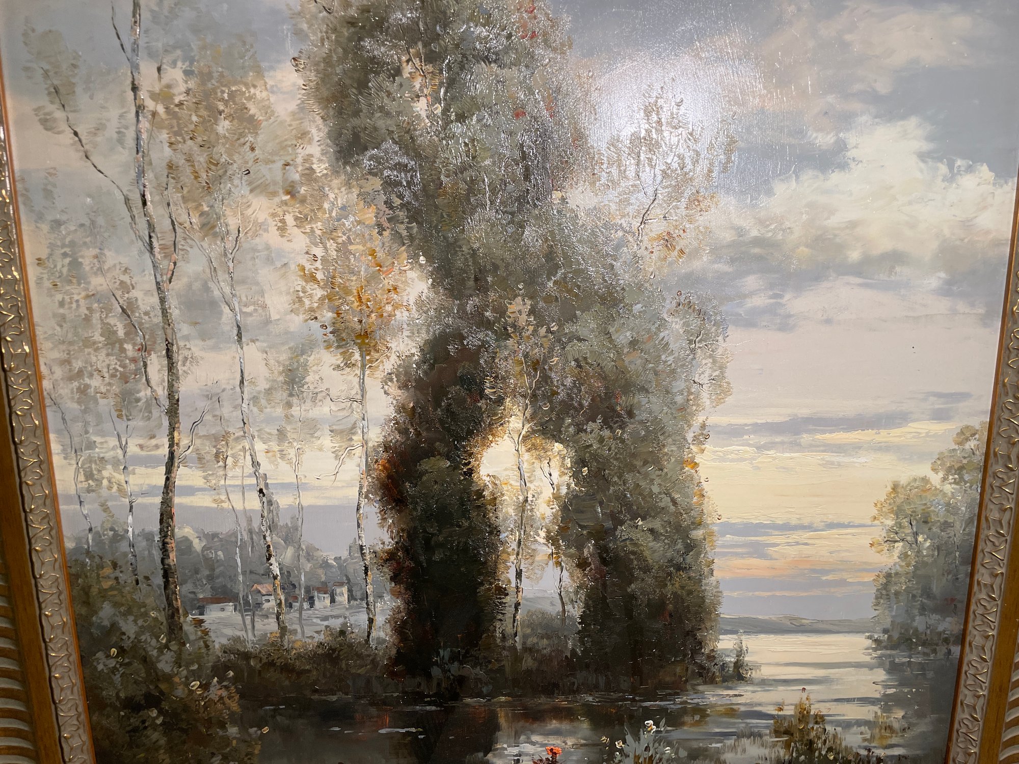 SIGNED OIL ON CANVAS BY JOHN K. 12806
