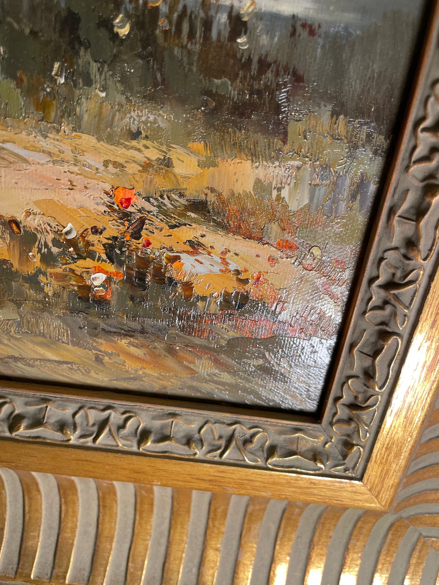 SIGNED OIL ON CANVAS BY JOHN K. 12806