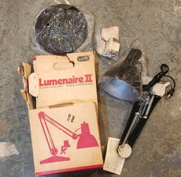 Vintage Luxo Luminaire II Flexible Arm Lamp