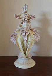 Rare Late 19th-century Art Nouveau Porcelain Bust Of A Woman
