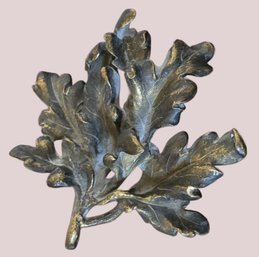 Decorative 5' Bronze Oak Leaf Hardware Piece