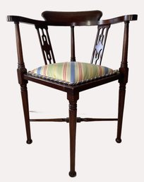 Antique Edwardian Corner Armchair